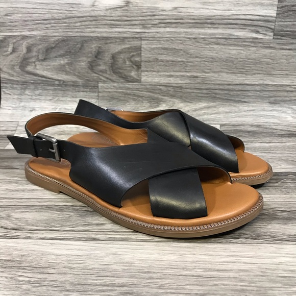 franco sarto kayleigh slingback leather sandal